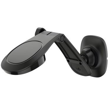 Magnetic car holder for a cockpit phone glass