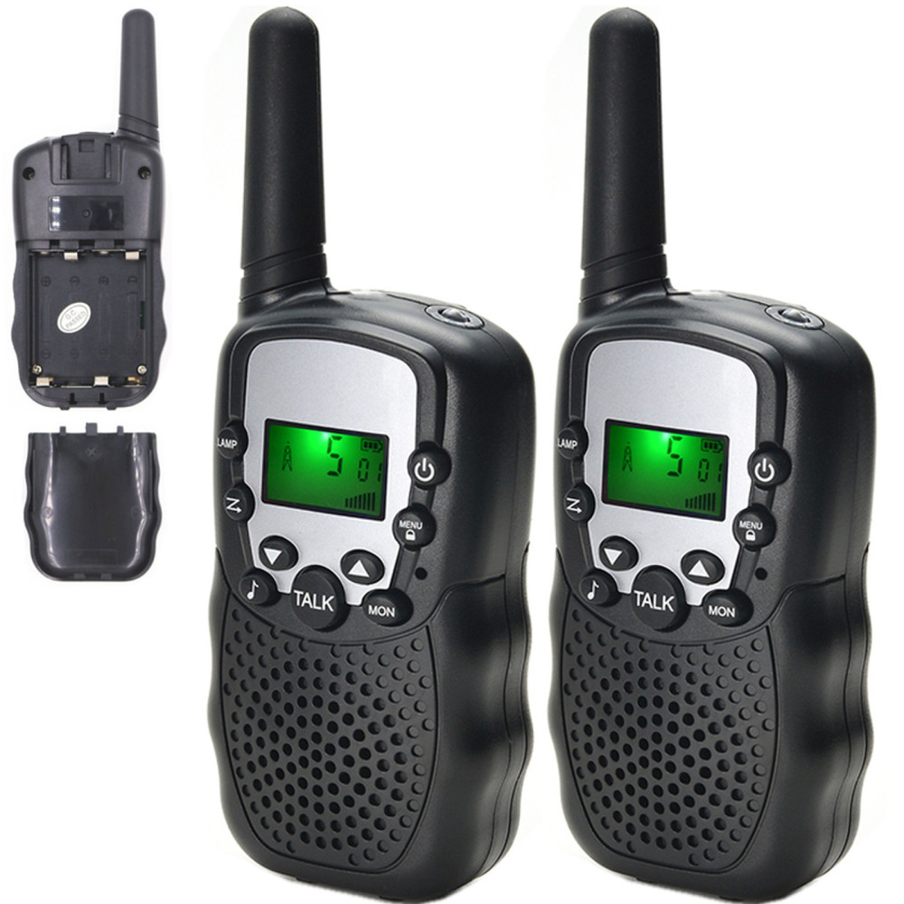 Walkie Talkie Shortwave 8 PMR s svetilko do 3 km - niz 2 elementov.