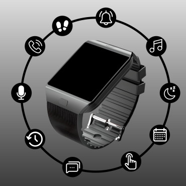 Smartwatch večnamenska urna na kartici SIM Card Connection BT MicroSD