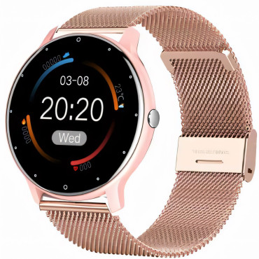 SmartWatch Women's Watch Waterproof Pedometer Hjertefrekvensmåling IPS 1.28 ''