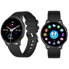SmartWatch Sportswear Funksjonsfunksjon Speil Sove Sleep Music 45mm - Svart