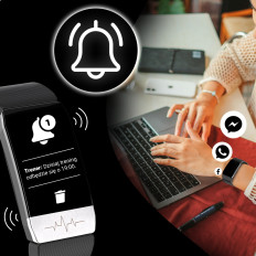 Smartwatch Sportswear s spanjem Sleep Monitor vodotesno BT + trakovi
