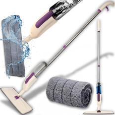 MOP flad vask gulv med vaskemaskine foldning 400 ml