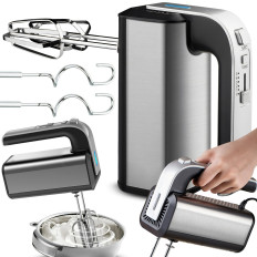 Robô portátil misturador 5 Velocidade Turbo 300 W - Prata