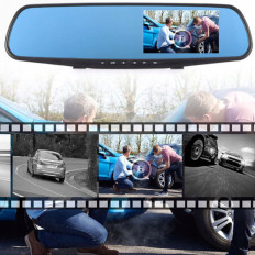 Filmarator Car Fotoaparát s detekciou pohybu Full HD TF 12V Zrkadlo