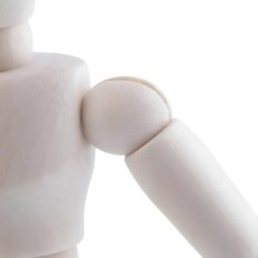 Inimfiguriini liigutamine läbimõõduga 32,5 cm anatoomiline mudel liikuvate jäsemete liikuva ja kaunistamiseks