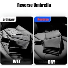 Ombrello a doppia faccia con torcia a LED Ombrello pieghevole automatico con retroilluminazione per resistenti alla sera