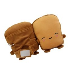 Warm verwarmde USB-handschoenen Toast Winterhandschoenen met handverwarmingsfunctie