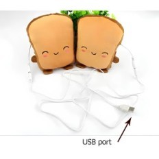 Warm verwarmde USB-handschoenen Toast Winterhandschoenen met handverwarmingsfunctie