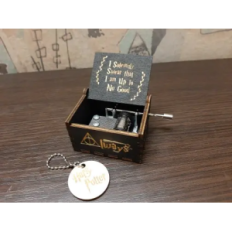 Poks Harry Potter Hand Outdoor leida ilus mustri sees pealkiri on valmistatud puidust mehhanismi