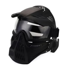 Masque de sport de casque de paintball pour la protection du visage de paintball avec des trous de visière et de ventilation, ré
