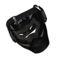 Máscara de deportes de casco de paintball para la protección de la cara de paintball con orificios de visor y ventilación, resis