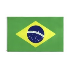 Brazílska vlajka 150x90 cm Polyester Ideálny pre športové podujatia a dekorácie