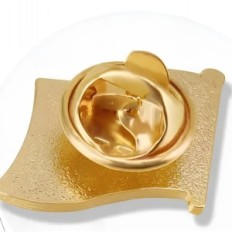 Potatine Πολωνία Πολωνικά Σημαίες 19x18mm Μεταλλική Πατριωτική Σημαία Κορδόνι