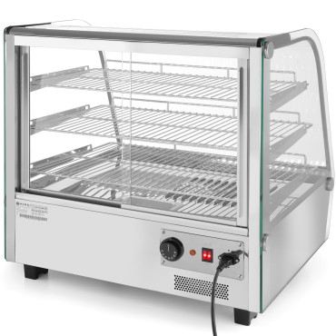 Site de aquecimento exibindo 3 prateleiras 120L Hendi 233726