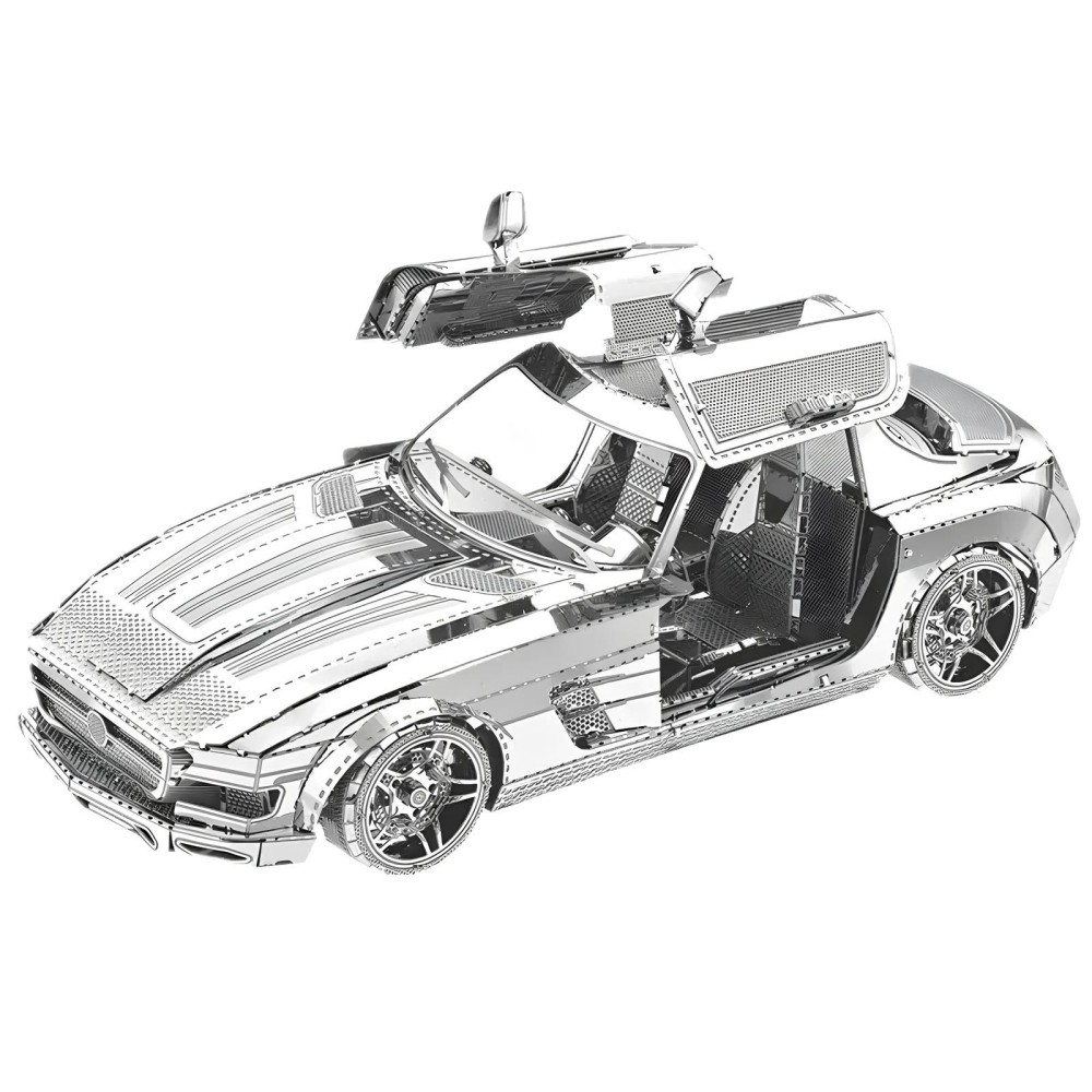 Auto DIY 3D-metallimalli asetettu hakumalli malliin