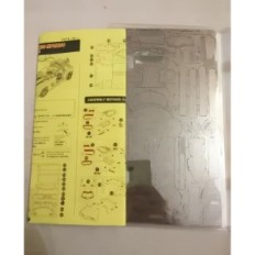 Auto DIY 3D Metalen Model Set voor Paging Auto Model voor Inzending