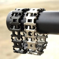 Multitool narukvica 29 Silver Alat čelični narukvici s EDC alati za svakodnevnu uporabu i preživljavanje