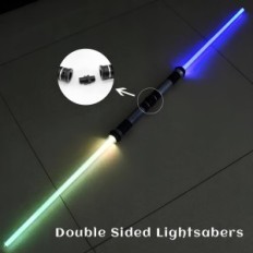 LED Kit Sove Swords Star Wars 66cm 2 stk. Belyste lys sværd til sjov og Cosplayu Star Fans Wars