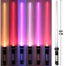 LED Kit Sleep Swords Star Wars 66cm 2 Pcs Illuminated Light Swords for Fun and Cosplayu Star Fans Wars