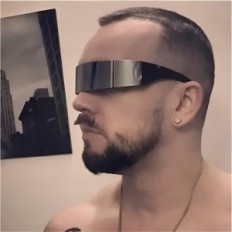 Futuristički sunčane naočale Silver Modesh UV400 naočale s ogledalom premazom, moderan dizajn Unisex