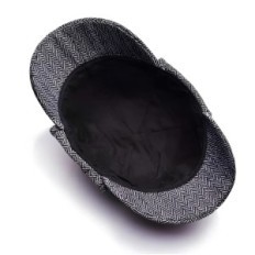 Sherlock Holmes Hat Deer Hunter 55cm Classic Detective Hat with Dashes, täydellinen cosplay ja tuolit