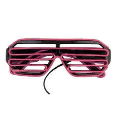 Lunettes à LED Lunettes rougeoyantes pour les accessoires de fête clignotants de fête rouge Gadget