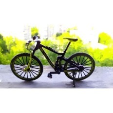 Fingerbike Metal Bike på en skala 1:10 Realistisk BMX model til tricks og samling