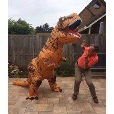 Tyrannosaurus rex φορεσιά φουσκωτή anime cosplay αστεία δεινοσαύρων κοστούμι για πάρτι, αποκριές και καρναβάλι