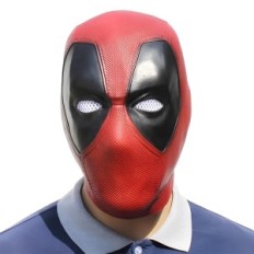 Veido kaukė Deadpool Dressing Cosplay elastinga kaukė iš medžiagos už superherojus miręs baseinas