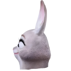 Gezichtsmasker Liu Rabbit Judy Latex Realistisch Masker voor Cosplayu en thematische gebeurtenissen