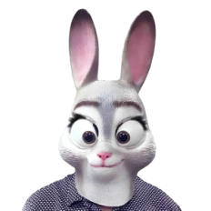 Face Mask Liu Rabbit Judy Latex Realistiset naamio Cosplayu ja temaattiset tapahtumat