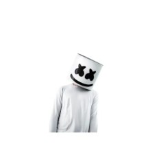 Marshmello kaukė švytintis LED pirmą kartą pasirodė amerikietiška galva, kuri aiškiai atėjo su pseudonimu šviesomis