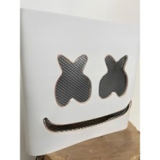 Masque Marshmello Glowowing LED est apparu une tête américaine qui est apparue clairement avec les lumières de pseudonyme