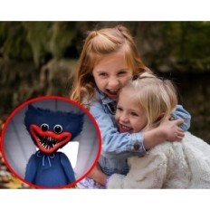 Plysj koselig Huggy Wuggy 40cm Hagi Vekt Soft Toy for barn med Playptime Play