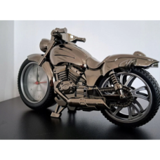 Motorkerékpár ajándék órák motoros stílusú motorkerékpár-alakú íróasztal dekoráció óra ideális ajándék