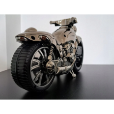 Motorrad mit Uhren Geschenk für Motorrad stilvoller Desktop-Dekoration in geformtem Motorrad mit Uhr. Perfektes Geschenk