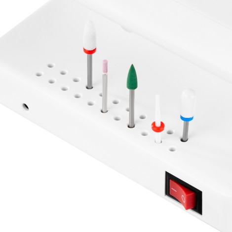 OCHO TECHNIC 65W white nail drill machine — close-up of the surface