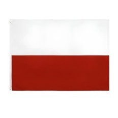 Drapeau de Pologne 150 cm x 90 cm Matériau Polyester taille 150x90