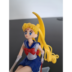 Figurine Fairy with Moon Anime Manga Retail Collectory Figurine Character from Sailor Moon For Anime Fans