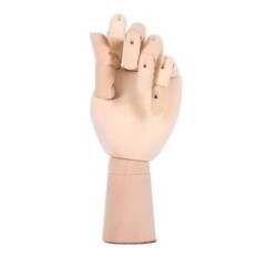 Mannequin à la main en bois 18 cm pour dessiner modèle anatomique pour artistes et élément intérieur décoratif