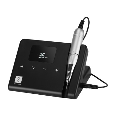 OCHO TECHNIC 65W black nail drill machine — front view