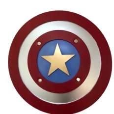 Kapetan America 1: 1 Gumeni štitnik za igračke s mekom gumenom gumom i cosplay pribor za navijače