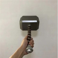 Thor kalapács 1: 1 Mjolnir gumi kalapács szuperhős Cosplay, dekoráció vagy szórakozás