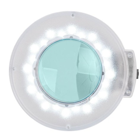 Lampe loupe LED S5 avec trépied — vue de face