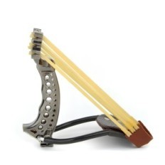 Forte mince avec trois bandes élastiques élastiques de chasse et soutenir une gamme de tir professionnelle