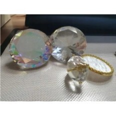 Diamant met Crystal Glass K9 Decoratieve Crystal Diamond K9 met transparant glas, ideaal voor interieur