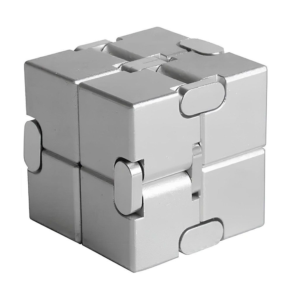 Antistress Infinite Cube 38mm Interactive Cube rentoutumiseen ja stressin vähentämiseen