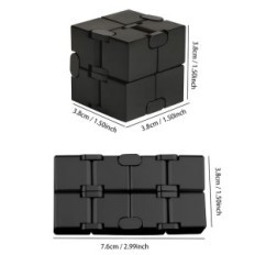 Antistress Infinite Cube 38mm interaktīvais kubs atpūtai un stresa samazināšanai