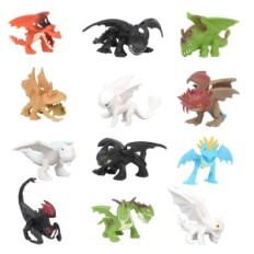 Set brojki 12 kom iz bajke Kako trenirati Dragon figure zmajeva i znakova za kolektivu zabavu